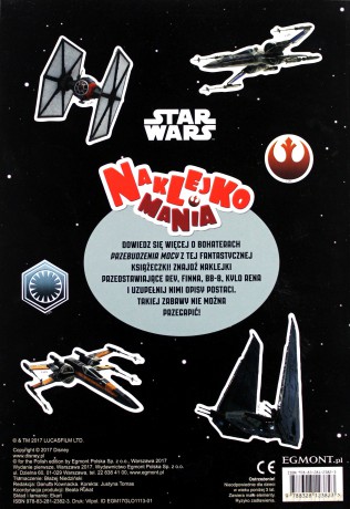 Star Wars. Naklejkomania (Gwiezdne Wojny) [KSIĄŻKA]