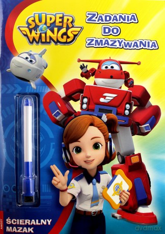 Super Wings. Zadania do Zmazywania [KSIĄŻKA]
