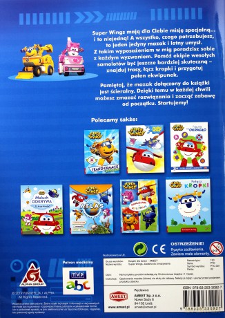 Super Wings. Zadania do Zmazywania [KSIĄŻKA]