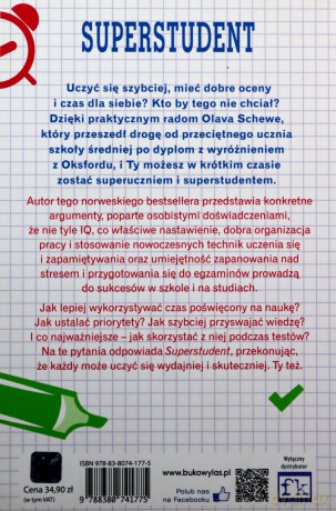 Superstudent. Jak uczyć się wydajniej i skuteczniej - Olav Schewe [KSIĄŻKA]