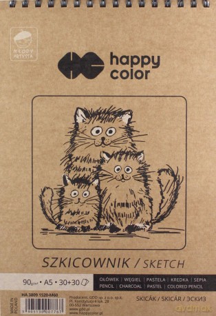 Szkicownik A5/60K Młody Artysta