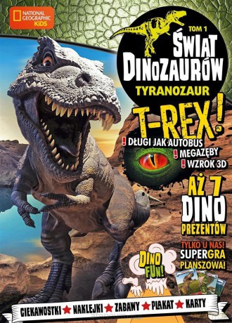 Świat Dinozaurów (Tom 1) Tyranozaur [KSIĄŻKA]