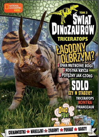 Świat Dinozaurów (Tom 3) Triceratops [KSIĄŻKA]