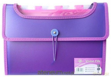Teczka A4 Visfile 12 przekładek fiolet (4 szt)
