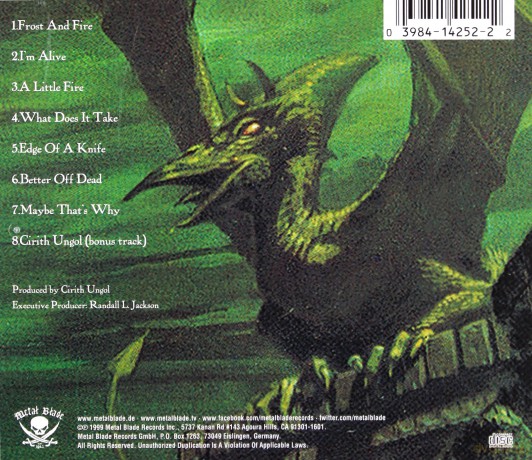 Cirith Ungol: Frost And Fire [CD]