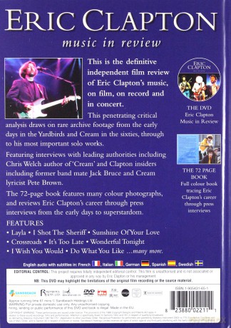 Eric Clapton: Music In Review (booklet) [DVD]