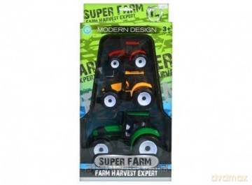 Traktor plastikowy 3 el.