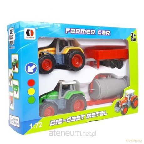 Traktor z przyczepą