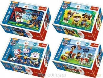 TREFL 54 el. mini Psia misja 4 szt [PUZZLE]