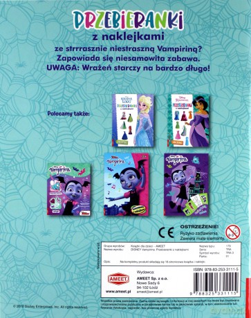 Vampirina. Przebieranki z Naklejkami [KSIĄŻKA]