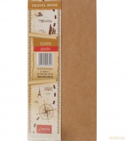 Wkład kalendarzowy - Podróżnik notes gładki