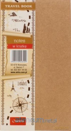 Wkład kalendarzowy - Podróżnik notes kratka