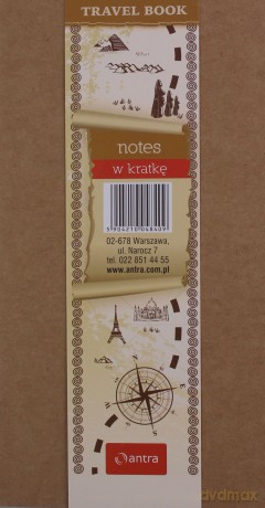Wkład kalendarzowy - Podróżnik notes kratka