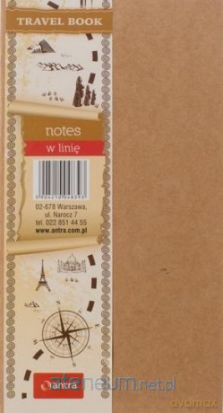 Wkład kalendarzowy - Podróżnik notes linia