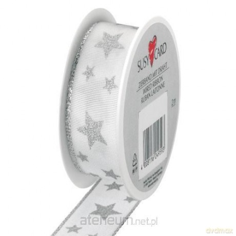 Wstążka 2mx10mm Ścieg szara