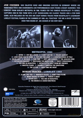 Joe Cocker: Cry Me A River [DVD]