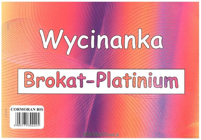 Wycinanka A4 brokat Platinium