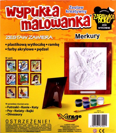 Wypukła malowanka - Jednorożec Merkury