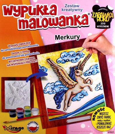 Wypukła malowanka - Jednorożec Merkury