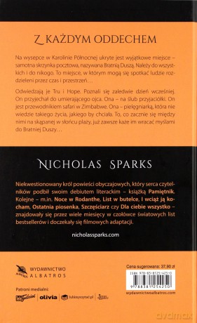 Z każdym oddechem - Nicholas Sparks [KSIĄŻKA]