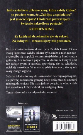 Zabójca z sąsiedztwa (pocket) - Alex Marwood [KSIĄŻKA]