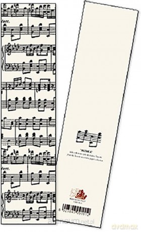 Zakładka do książki Musica opakowanie 2 sztuki