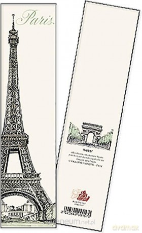 Zakładka do książki Paris opakowanie 2 sztuki