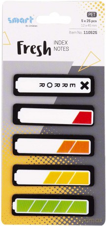 Zakładki indeksujące 12x45mm Bateria