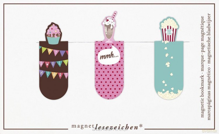 Zakładki magnetyczne - Jak słodko