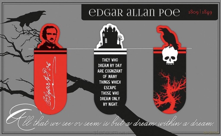 Zakładki magnetyczne - Poe