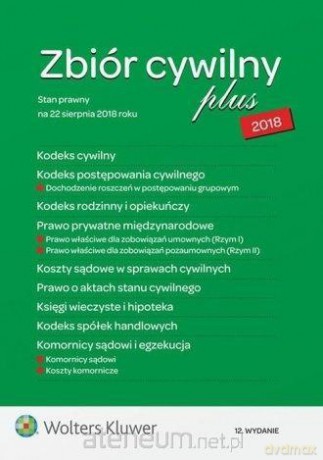 Zbiór cywilny 2018 [KSIĄŻKA]