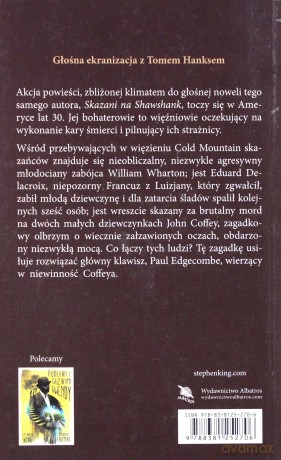 Zielona mila (pocket) - Stephen King [KSIĄŻKA]