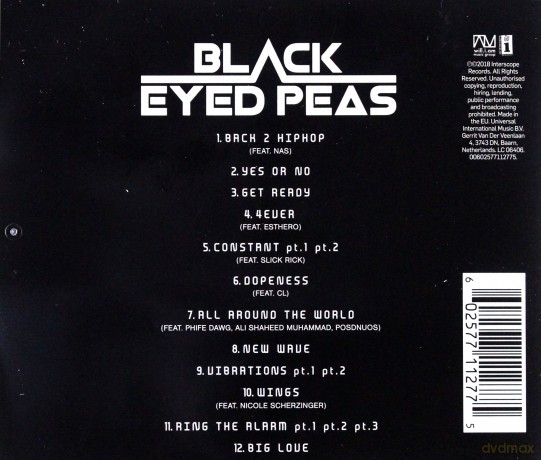 Black Eyed Peas: Master Of The Sun vol. 1 [CD]