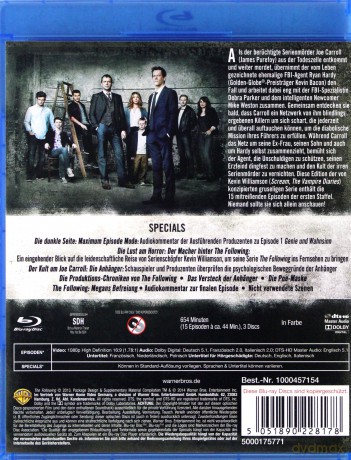 The Following Sezon 1 [Blu-Ray]