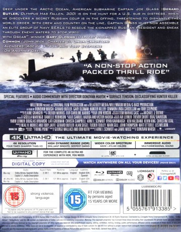 Hunter Killer (Ocean ognia) [Blu-Ray 4K]+[Blu-Ray]