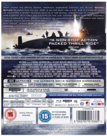 Hunter Killer (Ocean ognia) [Blu-Ray 4K]+[Blu-Ray]