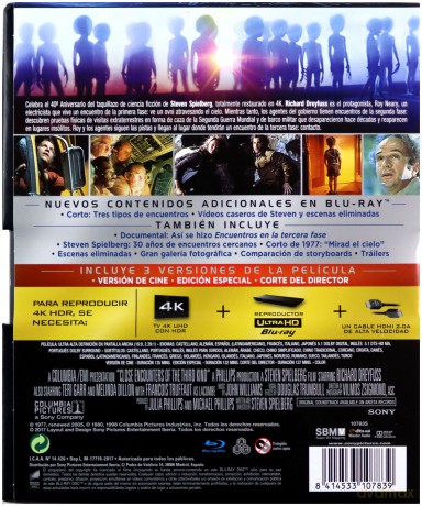 Close Encounters of the Third Kind (Bliskie spotkania trzeciego stopnia) [Blu-Ray 4K]+[Blu-Ray]