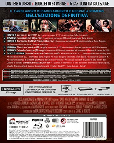 Zombi - Dawn Of The Dead (Świt żywych trupów) [Blu-Ray 4K]+[5xBlu-Ray]