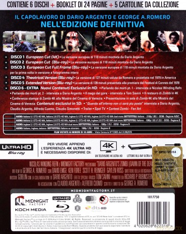 Zombi - Dawn Of The Dead (Świt żywych trupów) [Blu-Ray 4K]+[5xBlu-Ray]