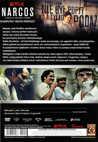 Narcos Kolekcja Sezony 1-3 Pakiet [9DVD]
