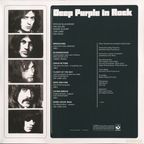Deep Purple: In Rock (2018 Remastered Version) [Winyl]