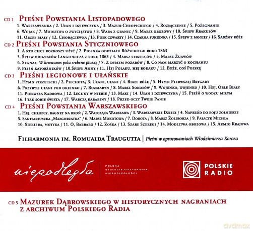 Pieśni polskich powstań narodowych [5CD]