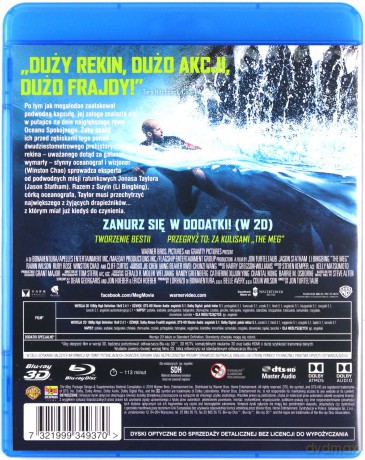 The Meg 3D [Blu-Ray 3D]+[Blu-Ray]