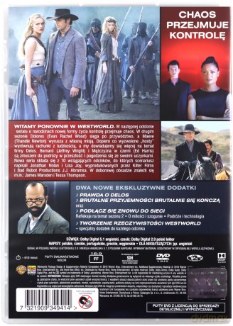 Westworld Sezon 2 [3DVD]