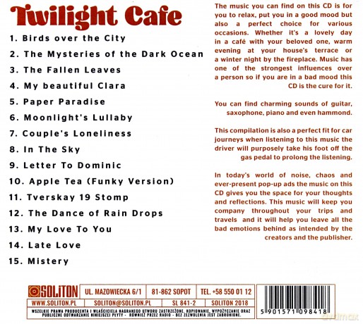 Twilight Cafe: Smooth Jazz For Deep Relaxation [CD]