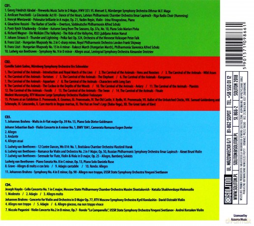Wielkie dzieła klasyki: Dla dzieci [4CD]