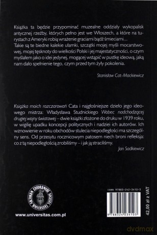 Książka moich rozczarowań - Stanisław Cat-Mackiewicz [KSIĄŻKA]