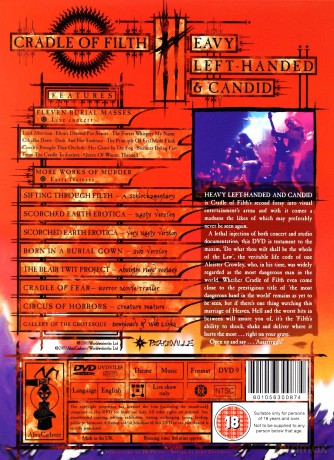 Cradle Of Filth: Heavy Left Handed... [DVD]
