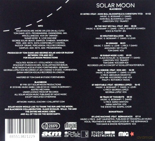 Solar Moon: Blackbook (digipack) [CD]