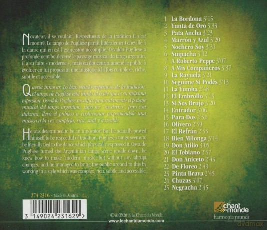 Osvaldo Pugliese: La Yumba [CD]
